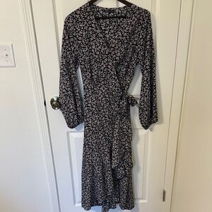 Floral Wrap Dress
